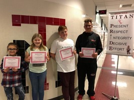 November's Middle School Students of the Month