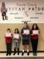 November's Middle School Students of the Month