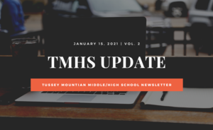 Newsletter - January 15, 2021